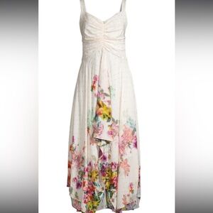 Kobi Halperin Luna Floral Handkerchief Dress